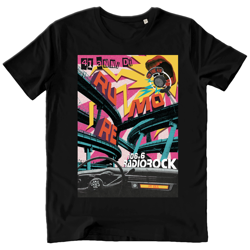 T-SHIRT - RADIO ROCK 41 ANNI black